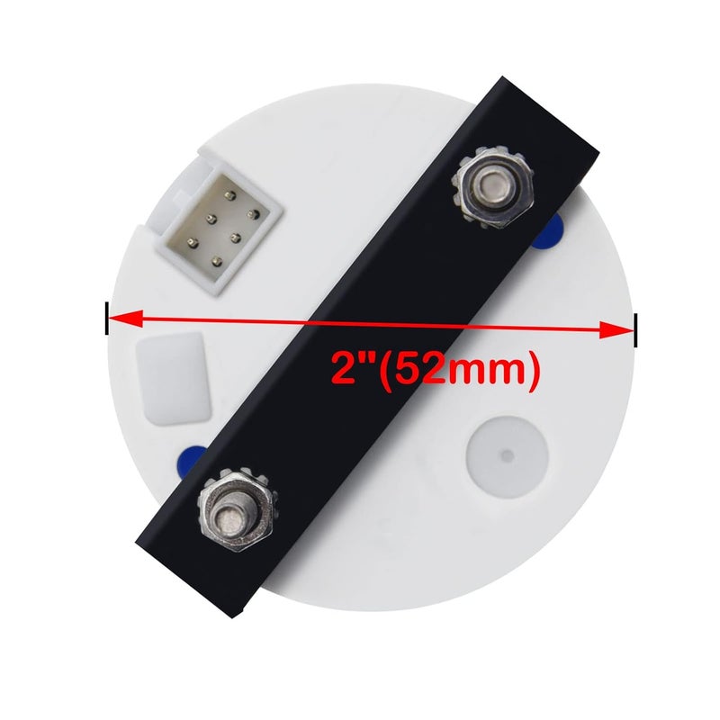 BLLYOGU 0-30 ohm Fuel Gauge 2" Fuel Level Gauge Fuel Tank Meter for Auto Car Truck Boat Motorcycle Yacht 9-32V - Image 5